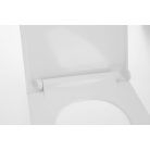 SAPHO AVVA SLIM WC-ülőke, soft close, króm/fehér 
