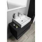 SAPHO ISVEA PURITY Pultra szerelhető kerámiamosdó, 50x13x42cm