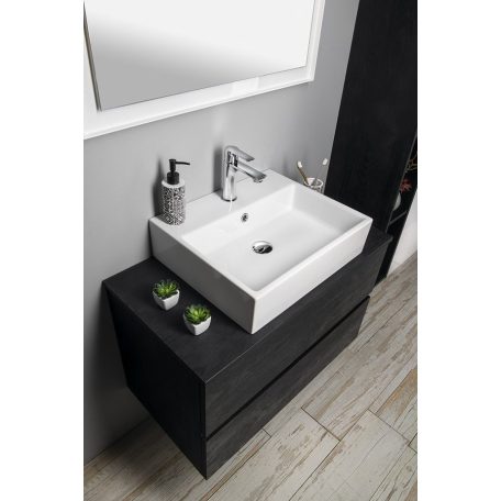 SAPHO ISVEA PURITY Pultra szerelhető kerámiamosdó, 50x13x42cm