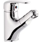1107-05 AQUALINE KASIOPEA mosdócsaptelep kihúzható zuhannyal 31 cm.-ig, ECO-STOP