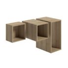 O NAS KUBIK A30 TÁROLÓ, 300x300x450 mm, tölgy színben 