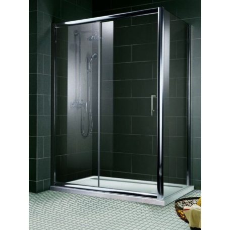 HSK Imperial oldalfal tolóajtóhoz 800x1850mm,átlátszó, alu matt AKCIÓ