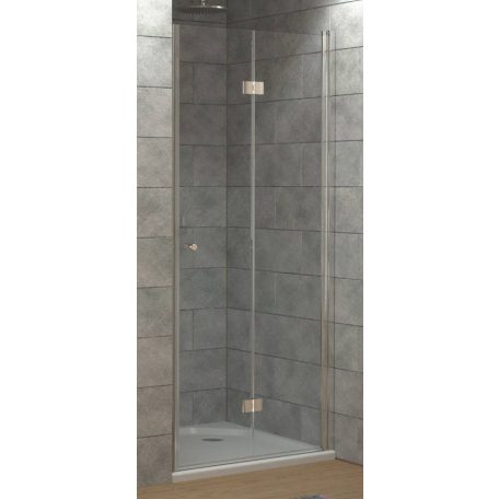 HSK NEW STYLE nyíló harmonikaajtó épített zuhanyfülkéhez 900x1920, BALOS, ALU-MATT