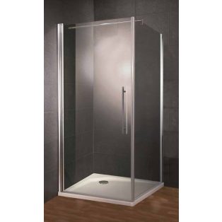   HSK New Style 800x1920mm nyílóajtó, emelő-süllyesztő mechanika, átlátszó, alu matt