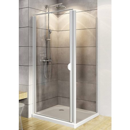 HSK Top 100 Nyílóajtó 1000x1800 mm, átlátszó, alumatt
