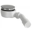 SAPHO BRUCKNER zuhanytálca szifon, 90mm, DN40/50, INOX