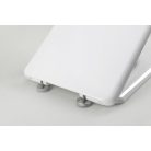 SAPHO LENA soft close WC-ülőke, duroplast, inox pánt