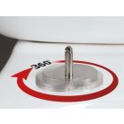 SAPHO LENA soft close WC-ülőke, duroplast, inox pánt