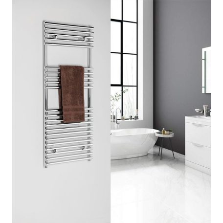 SAPHO DESERTO fürdőszobai radiátor, 500x1200mm, 489W, króm