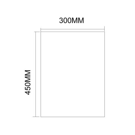 22490 AQUALINE Tükör akasztó nélkül, 30x45 cm