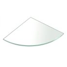 23487 Sarokpolc  200x200x8mm, transzparent (23487)