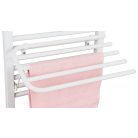 SAPHO AQUALINE Lehajtható szárító 4 törölközőnek ORBIT radiátorokhoz, fehér