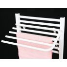 SAPHO AQUALINE Lehajtható szárító 4 törölközőnek ORBIT radiátorokhoz, fehér