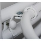 SAPHO AQUALINE Lehajtható szárító 4 törölközőnek ORBIT radiátorokhoz, fehér