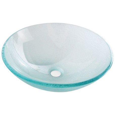 SAPHO BEAUTY ICE üvegmosdó, átm:42x14cm