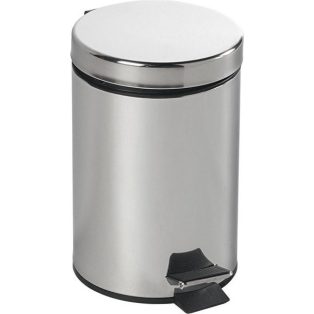 27103 AQUALINE SIMPLE LINE Szemetes kosár, 3l, csiszolt inox