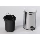 27103 AQUALINE SIMPLE LINE Szemetes kosár, 3l, csiszolt inox