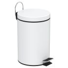 28103 AQUALINE SIMPLE LINE Szemetes kosár 3L, fehér