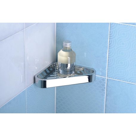 3283 SMART sarokpolc zuhanyzóba, 170x30x170mm, króm