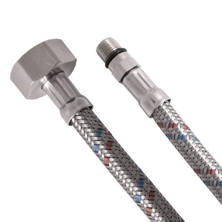 SAPHO AQUALINE flexibilis csaptelep bekötőcső, FxMBK M10x1/2', 60cm