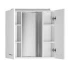 45025 AQUALINE ZOJA tükrösszekrény halogén világítással, 70x60x14 cm, fehér