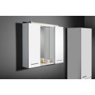 45025 AQUALINE ZOJA tükrösszekrény halogén világítással, 70x60x14 cm, fehér