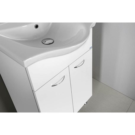 SAPHO AQUALINE KERAMIA FRESH mosdótartó szekrény, 51x74x34cm, fehér, mosdó nélkül