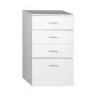 50308 AQUALINE ZOJA/KERAMIA FRESH állószekrény, fiókokkal, fehér, 50x78x29?cm