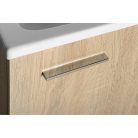 SAPHO AQUALINE ZOJA mosdótartó szekrény, mosdó nélkül, jobbos, 40x50x32cm, platina tölgy