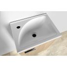 SAPHO AQUALINE ZOJA mosdótartó szekrény, mosdó nélkül, jobbos, 40x50x32cm, platina tölgy