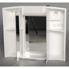 541202 AQUALINE ANGY tükrösszekrény 59x50x15 fehér, műanyag