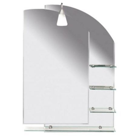 65028 AQUALINE WEGA Tükör polccal, 65x90 cm