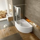 Ravak Kádparaván VSK2 ROSA 140  balos Transparent