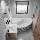 Ravak Kádparaván CVSK1 ROSA 140/150 L szatén  + Transparent