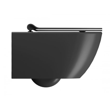 SAPHO GSI PURA SWIRLFLUSH fali WC, 55x36cm, matt fekete