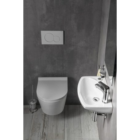 91451 AQUALINE SMALL Mosdó 45x28 cm