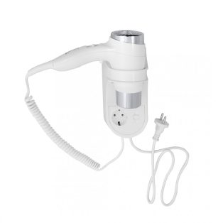   SAPHO BEMETA HOTEL Hajszárító, tartóval, dugaljjal, 100x270x310mm, 1400W, fehér