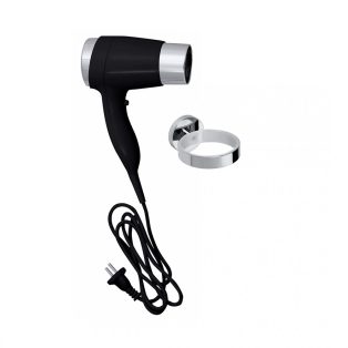   SAPHO BEMETA HOTEL Hajszárító, tartóval, 75x270x190mm, 1400W, fekete