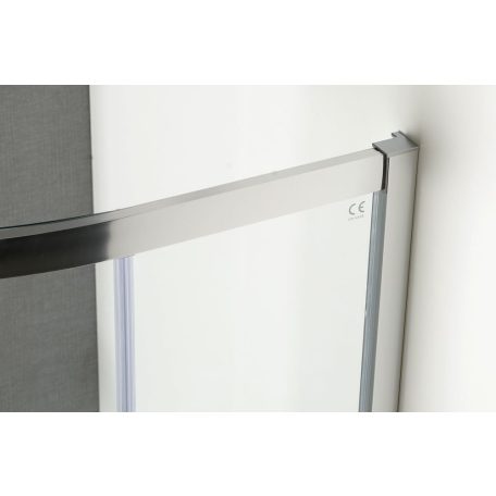 SAPHO GELCO SIGMA íves zuhanykabin 90x90 cm, transzparent üveg, dupla eltolható ajtó