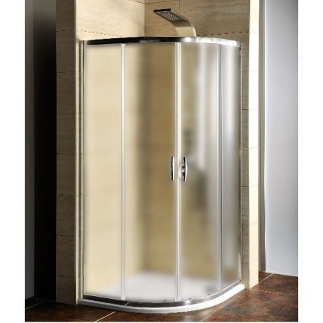 SAPHO GELCO SIGMA íves zuhanykabin 90x90 cm Brick üveg dupla eltolható ajtó