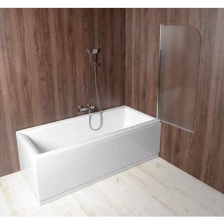 SAPHO AQUALINE VILMA kádparaván jobbos, 60x140cm, 6mm BRICK üveg, króm