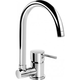   Deante ASTER Mosogató csaptelep, lehajtható U alakú kifolyócsővel, króm