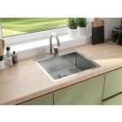 Deante ASTER Mosogató csaptelep, lehajtható U alakú kifolyócsővel, króm