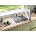 Deante ASTER Mosogató csaptelep, lehajtható U alakú kifolyócsővel, króm