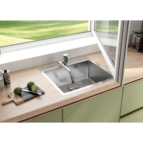 Deante ASTER Mosogató csaptelep, lehajtható U alakú kifolyócsővel, króm