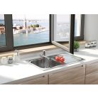 Deante ASTER Mosogató csaptelep, lehajtható U alakú kifolyócsővel, króm