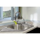 Deante ASTER Mosogató csaptelep, lehajtható U alakú kifolyócsővel, króm