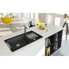 Deante GARDENIA Mosogató csaptelep, szögletes kifolyócsővel, króm