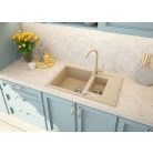 06 BEW762M Nemezja magasított mosogató csaptelep - homok