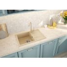 06 BEW762M Nemezja magasított mosogató csaptelep - homok